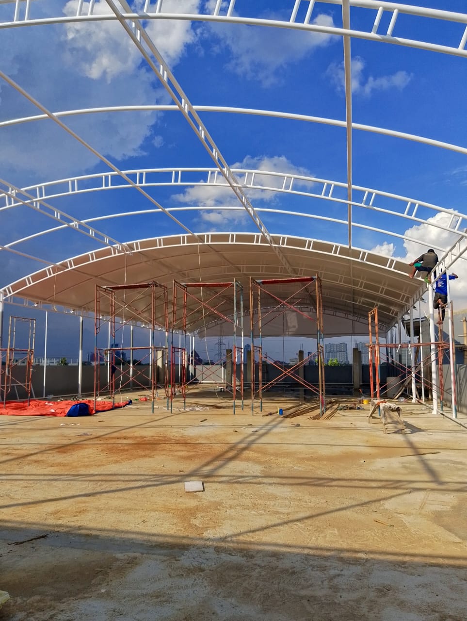 canopy tensile membrane